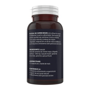 Faunus Ulei de chimen negru 500 mg, 90 capsule moi - Img 2