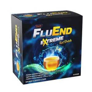 Fluend Extreme Hot Drink, 10 plicuri, Sun Wave Pharma - Img 2