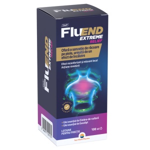 FluEnd Extreme Relief loțiune pentru frecție, 100 ml, Sun Wave Pharma