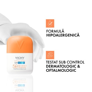 Fluid Hidratant Invizibil cu Protectie Solara SPF 50 Capital Soleil UV Aqua, 50 ml – Vichy - Img 7