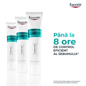 Fluid pentru față cu efect matifiant DermoPure, 40 ml, Eucerin - Img 2