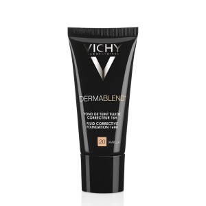 Fond de ten corector cu acoperire 16h Dermablend, Nuanta 20 Vanilla, 30 ml, Vichy - Img 1