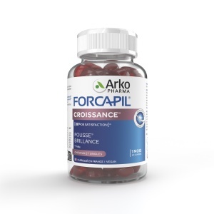 Forcapil Jeleuri pentru Creșterea Părului în Lungime, 60 Gummies, Arkopharma
