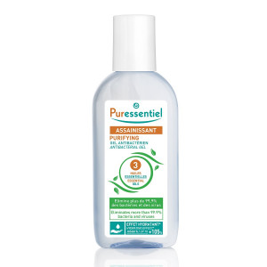 Gel antibacterian cu 3 uleiuri esentiale, 80 ml, Puressentiel