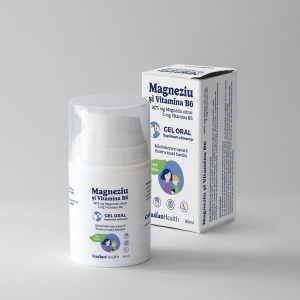 Gel oral cu magneziu citrat și vitamina B6, 50 ml Casianhealth - Img 2