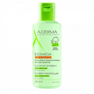Gel spumant 2 in 1 Exomega Control, 200 ml, ADerma - Img 2