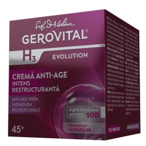 Gerovital H3 Evolution Cremă Anti-Age Intens Restructurantă, 50 ml - Img 2