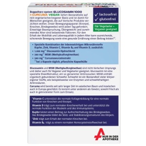 Glucozamina 1000 + Curcuma, 60 comprimate, Doppelherz - Img 4