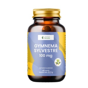 Gymnema sylvestre 100 mg, 60 capsule, Laboratoarele Remedia