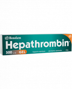 Hepathrombin gel, 500UI/g, 40 g, Hemofarm