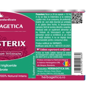 Herbagetica Colesterix, pachet 2 x 30 capsule - Img 2