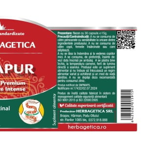 Herbagetica Laxapur, 30 capsule - Img 3
