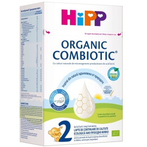 HiPP Organic Combiotic 2 Lapte Praf de Continuare, de la 6 luni, 800 g