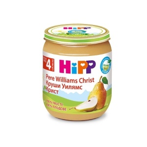 HiPP Piure Eco din Pere Williams, de la 4 luni, 125 g