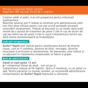 Ibufen Rapid, 400 mg, 12 comprimate filmate - Img 3