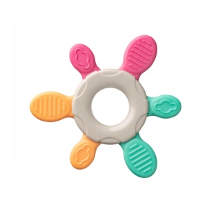 Inel pentru dentiție din silicon, +3 luni, 1 bucata, Baby Novă