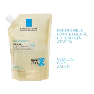 La Roche-Posay Lipikar Ulei de Spalare AP+ Reincarcare 400ml – Piele uscata si atopica - Img 8