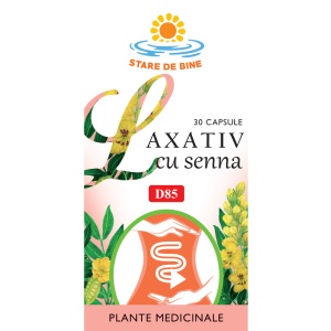 Laxativ cu Senna D85, 30 capsule, Fares - Img 2