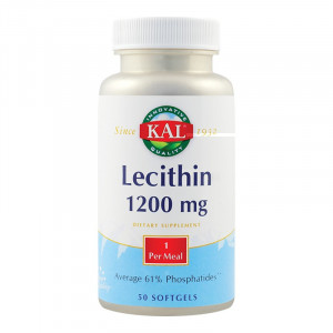 Lecithin 1200mg Kal, 50 comprimate, Secom - Img 2