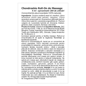 LGN Chondrosteo Roll-On Masaj 6 ml, Granions - Img 2