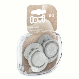Lovi Suzeta Silicon Dynamic 0-3M 2 Pcs Harmony Boy