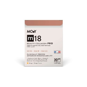 m18 Colagen PRO Marin Beauty – Aroma Mango si Portocale, 240 g - Img 1