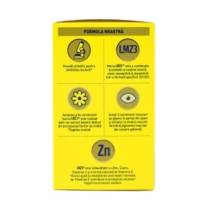 MacuShield Gold cu Luteină, Mezo-zeaxantină și Zeaxantină pentru Ochi, 90 capsule, Macu Vision - Img 3