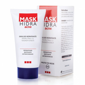 Mask Hidra Acne emulsie hidratanta pentru ten acneic, 50 ml, Solartium