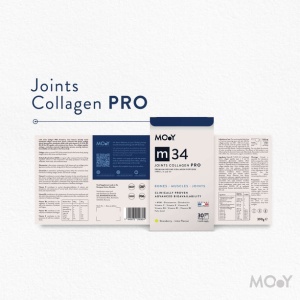 Molecules of Youth m34 Colagen PRO Bovin Articulatii, aroma capsuni si lime, 390 g - Img 2