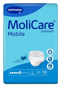 MoliCare Premium Mobile Chiloti adulti L, 14 bucati – 6 picaturi, Hartmann - Img 1