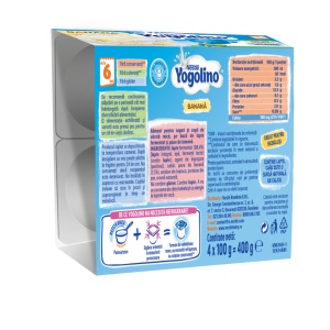 Nestle Gustare Cu Lapte Si Banane Yogolino, 6-36 Luni, 4x100g - Img 2