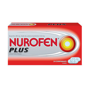 Nurofen Plus, 24 comprimate filmate, Reckitt