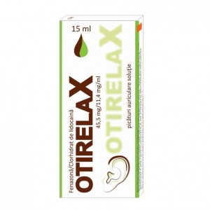 Otirelax picaturi auriculare solutie, 15 ml, Rompharm