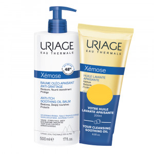 Pachet Xemose Balsam, 500ml + Ulei de curatare, 200ml, Uriage