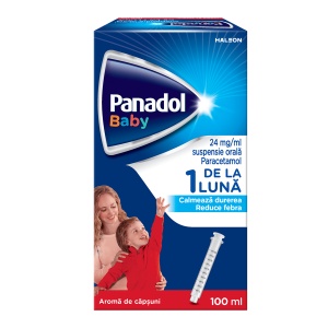 Panadol Baby 24 mg/ml suspensie orală, 100 ml, Haleon