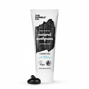 Pasta de dinti cu carbune si fluor 75ml Humble