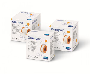Plasture Omnipor 1.25 cm x 5 m – Material netesut Hartmann - Img 3