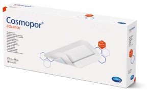 Plasturi postoperatorii Cosmopor Advance 25x10 cm, 10 buc – Hartmann - Img 1