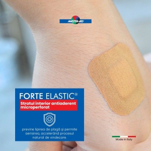 Plasturi rezistenți Forte Elastic Master-Aid, 40 bucăți