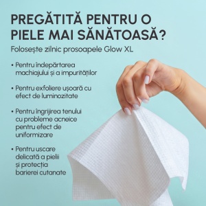 Prosoape faciale Glow Towels, XL, 30 bucăți, Phin - Img 8