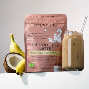 Pudră funcțională cu aromă de banane Silhouette Rituals Latte, 175 g, Republica BIO - Img 3