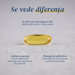 Pure Evening Primrose Oil 500 mg, 90 capsule, Efamol - Img 3