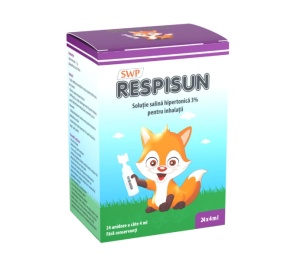 Respisun solutie salina hipertonica 3%, 24 doze, Sun Wave Pharma