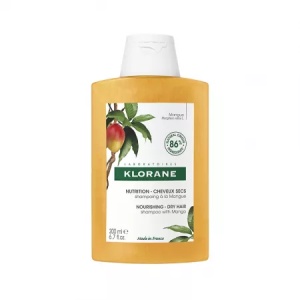Sampon Hranitor cu Unt de Mango pentru Par Uscat, 200 ml, Klorane