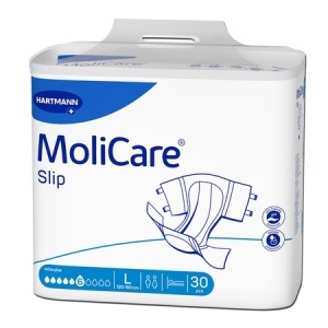 Scutece incontinenta severa adulți MoliCare Slip Extra Plus, mărime L, 30 bucăți, Hartmann