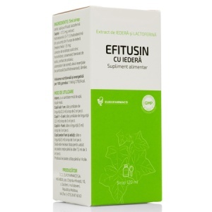 Sirop cu extract de iedera și lactoferina Efitusin, 120 ml, Eurofarmaco
