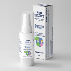 Spray oral pentru copii cu Zinc, Vitamina C și extract de soc, 30 ml Casianhealth - Img 2
