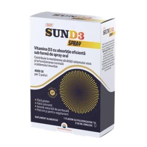 Sun D3 Spray 4000UI, 50ml, Sun Wave Pharma - Img 3