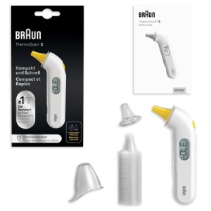 Termometru auricular copii Braun ThermoScan 3 IRT3030 cu indicator febra - Img 3