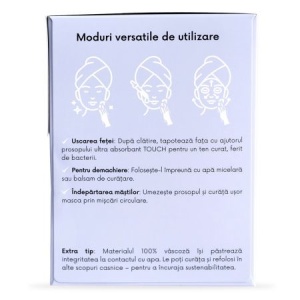 Touch Face Towels prosoape faciale de unica folosinta, 50 bucati, Se:Reskin - Img 5